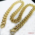 13/15mm Novo estilo de jóias de aço inoxidável masculino Gold Hip Hop Gross Gross Sale Hot Sale Colar Gross Style Chain